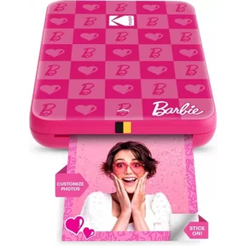 Barbie x Kodak STEP Slim impressora fotográfica móvel instantânea cor ZINK 2x3'' 1 ppm, Bluetooth, rosa