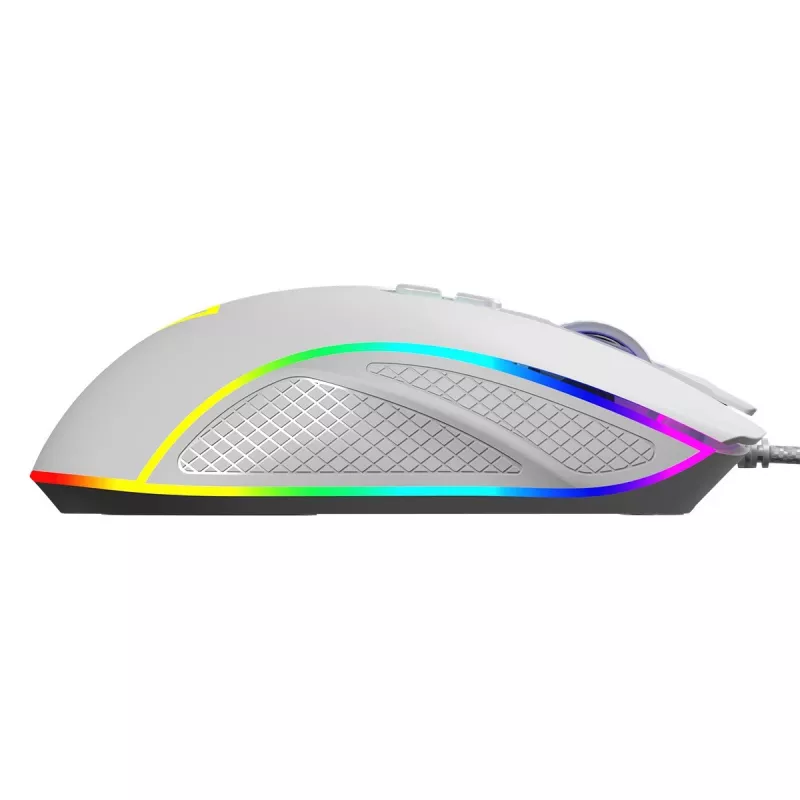Rato ótico com fio MODECOM Volcano Veles (branco) — modelo M-MC-VELES-200