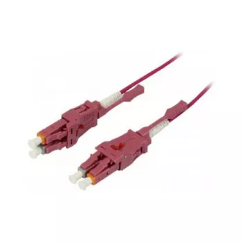 Cabo de patch de fibra ótica 2 fibras 3 m LC-LC 50/125 µm OM4 Uniboot rotativo Push/Pull AD 2 mm - cabo - fibra multimodo (S215554)