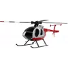 Amewi Helicóptero RC MD500 Bateria Li-Po 350mAh Prateado/Vermelho (25354)