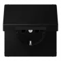 Tomada JUNG LS 1520 BFKL SWM tipo F preto (LS1520BFKLSWM)