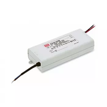 Driver LED Synergy21 MEAN WELL PLD-60-1050B, 59,85 W, corrente constante 1050 mA, AC 180–295 V, IP42