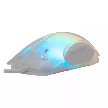 Rato White Shark GM-5017 Mordred branco USB
