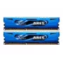 DIMM 16 GB DDR3-2133 (2x 8 GB) Dual-Kit, memória azul, F3-2133C10D-16GAB, ARES