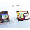 Monitor portátil para portáteis, telefones e consolas Extralink Smart Life 14, USB-C/Micro-HDMI