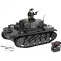 Conjunto de construção Cobi Panzerkampfwagen II Ausf. F – 813 peças, preto, idade 9+