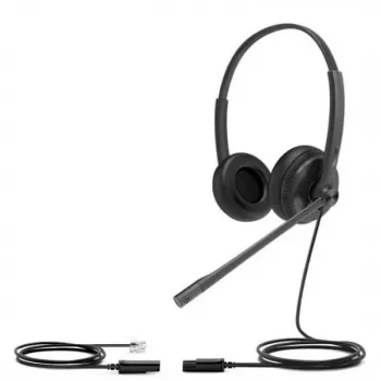 Yealink YHS34 Headset com fios arco de cabeça chamadas/música preto