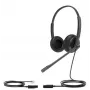 Yealink YHS34 Headset com fios arco de cabeça chamadas/música preto