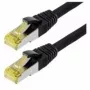 Helos - Cabo de patch - RJ-45 (M) - RJ-45 (M) - 0,25 m - Cabo SFTP (PIMF) - CAT 6a - Preto