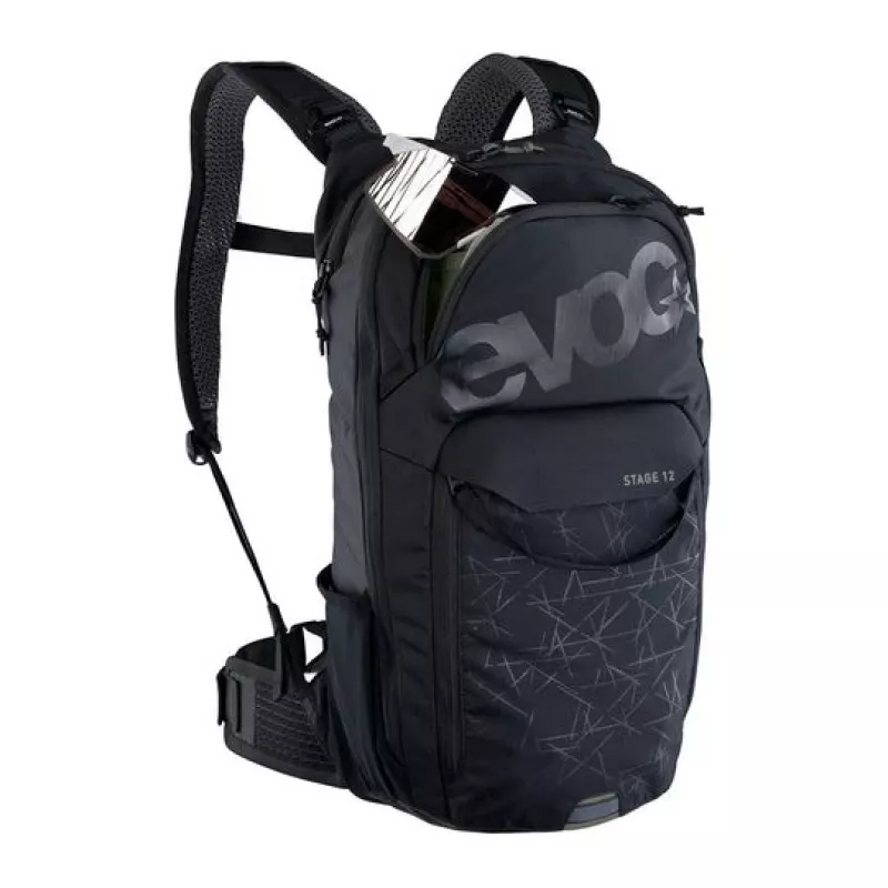 EVOC Stage mochila de ciclismo, nylon/poliratan, preta
