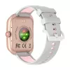 Smartwatch Colmi P86 ouro rosa com medidor de frequência cardíaca, à prova de água