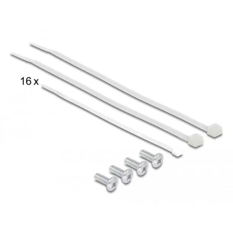 Painel de ligação DeLOCK 66876 1U Cat6a preto metal