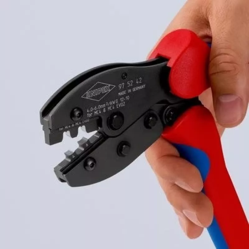 Alicate de cravar KNIPEX PreciForce para MC4 / EVO2
