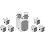 Sistema de altifalantes ativos Omnitronic BOB-10A ws com 8× BOB-4 ws (modelo 20000537)