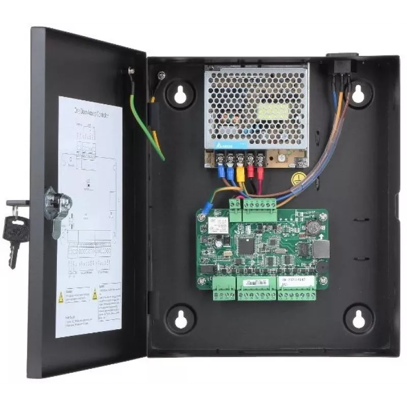 Controlador de acesso Hikvision DS-K2801 preto 237x285x69mm