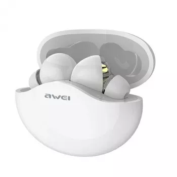 Auscultadores Awei AWEI T12TWS Bluetooth desportivos branco