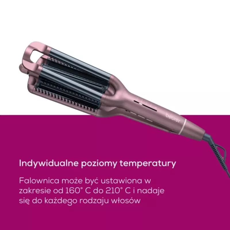 Modelador de cabelo Beurer HT65 2 em 1 ferramenta de ondulação e alisamento, modelo HT65