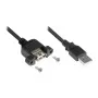 Good Connections Extensão USB2.0 A-conector fêmea de encastrar A 0,3 m