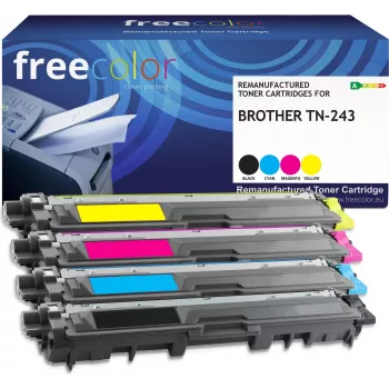 Toner Freecolor Brother TN-243 3000 páginas preto/ciano/magenta/amarelo