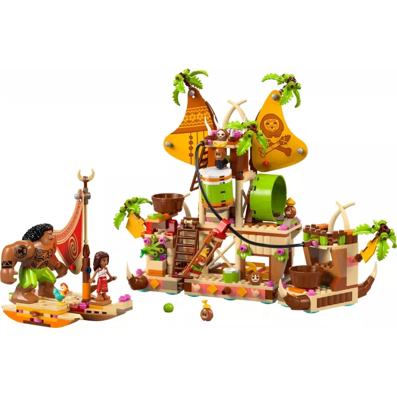 LEGO Disney Barco Kakamora Conjunto de brincar 43258 – 572 peças, 2 minifiguras, para crianças a partir dos 7 anos