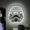 Luz néon LED de parede Paladone Stormtrooper modelo PP14595SWVN, iluminação decorativa Star Wars