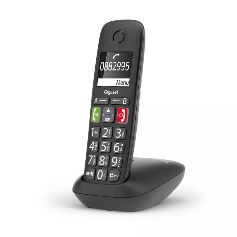 Gigaset E290 telefone sem fios, preto