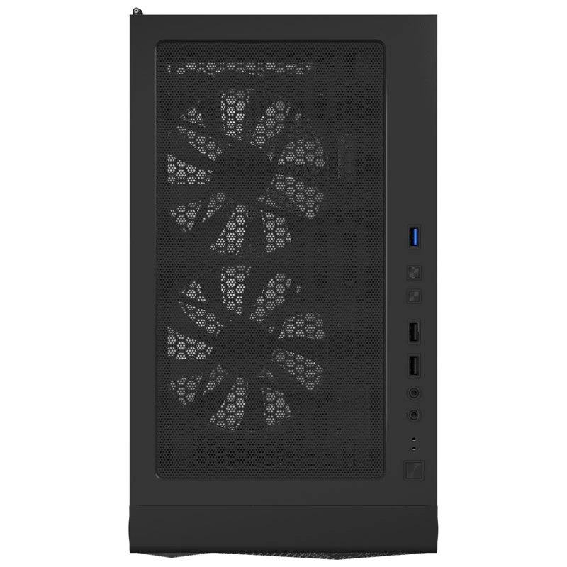 Caixa Midi-Tower MONTECH X3 X3MESH-BK preta Mesh para PC
