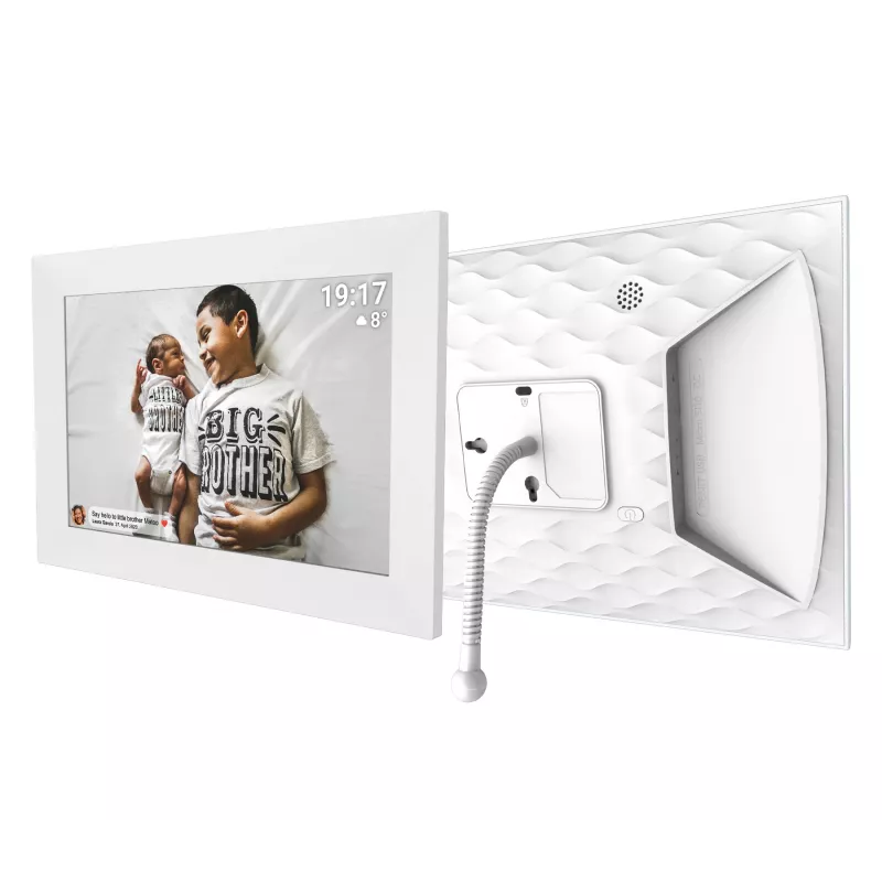 Moldura digital DENVER PFF-1026 10,1 polegadas Wi‑Fi, ecrã tátil de 10,1 polegadas