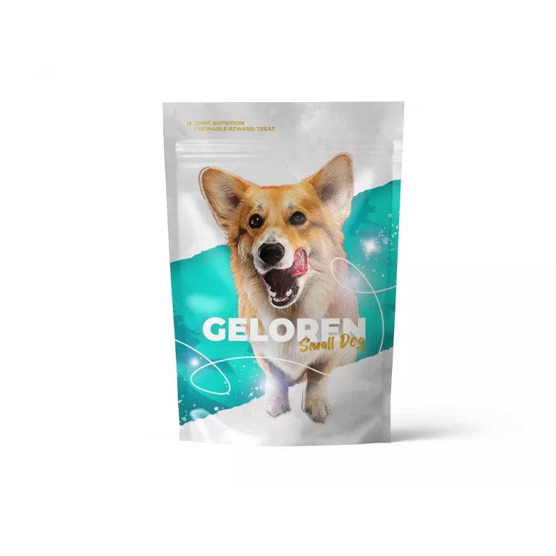 Suplemento alimentar para cães pequenos CONTIPRO GELOREN Small Dog Joints 180 g suporte articular à base de gelatina em saqueta