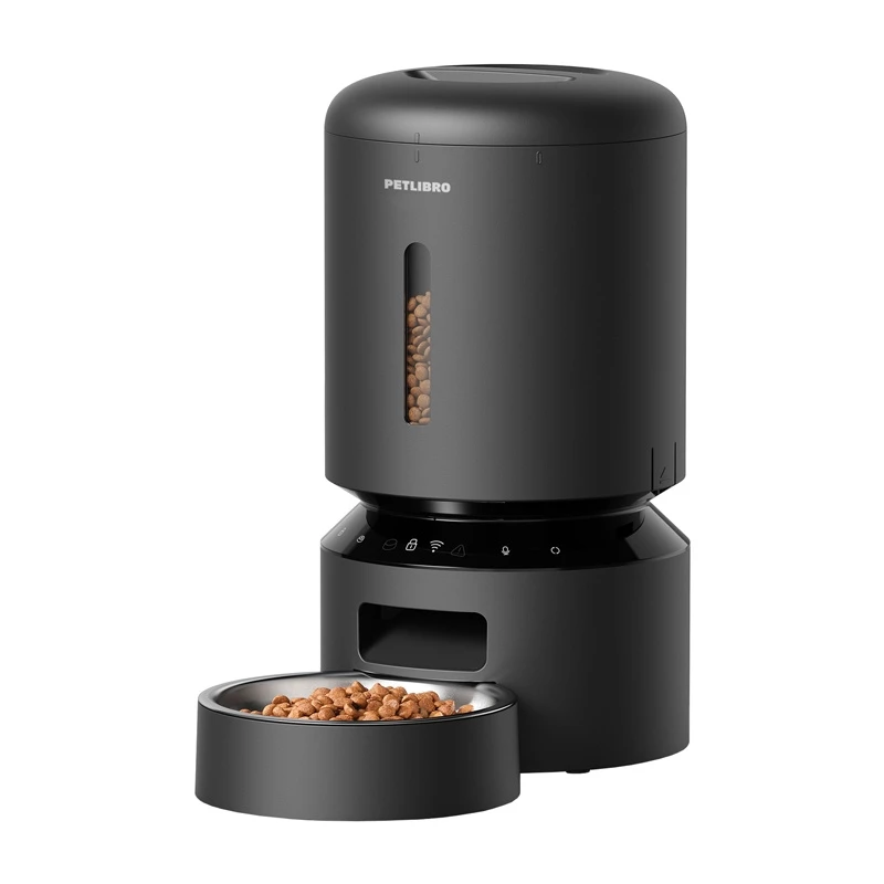 Comedouro automático para animais Aptel Petlibro Granary WiFi 5 L — comedouro automático de ração seca (preto)