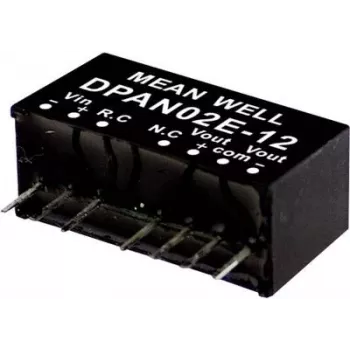 Fonte de alimentação MEAN WELL DPAN02B-15 2W 15V 18-36V entrada