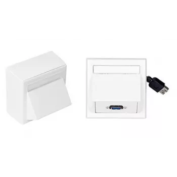 Vivolink WI221185 tomada USB branco
