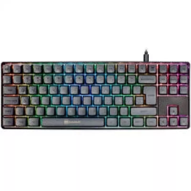 Teclado gaming GAMIAC TKL90G, Kailh azul – preto/cinzento