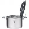ZWILLING conjunto de panelas em aço inoxidável SIMPLIFY 5 peças – adequado para máquina de lavar louça e forno, tampa de vidro, adequado para placas cerâmicas