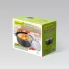 Panela com tampa Maestro MR-4628C, utensílios de cozinha em aço inoxidável, 28 cm de diâmetro, 5,8 L, antiaderente, 2 pegas