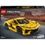 LEGO Technic Corvette Stingray 42205 modelo conversível e coupé 2-em-1, 732 peças, 80×270×140 mm