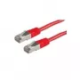 Cabo patch ROLINE S/FTP (PiMF) Cat.6 vermelho 15,0 m