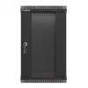 Armário rack Lanberg WF11-3309-10B 9U rack de parede preto
