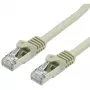 VALUE - Cabo de patch - RJ-45 (M) para RJ-45 (M) - 50 cm - SFTP, PiMF - CAT 6a - moldado - cinzento