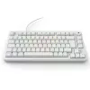 Teclado Sharkoon SGK25 75% QWERTZ USB com fios RGB LED branco