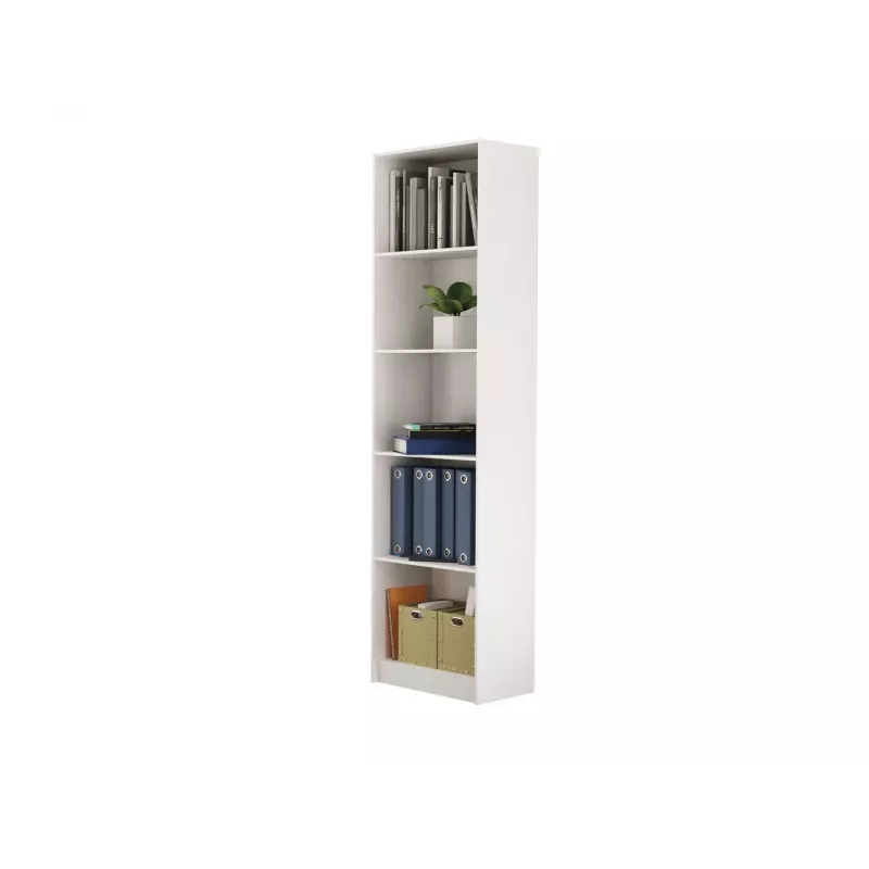 Estante de escritório Topeshop R50 BIEL 5 prateleiras branco