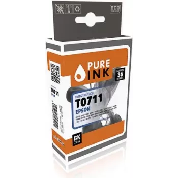 Consumível de impressora Pure Ink EPST0711BK preto