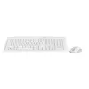 Rapoo 8210M conjunto de teclado e rato sem fios multimodo, branco