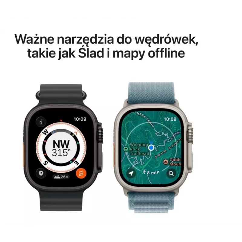 Smartwatch Apple Watch Ultra 3 GPS + Cellular 49mm caixa de titânio preta
