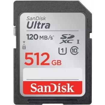 SanDisk Ultra - cartão de memória flash - 512 GB - UHS-I U1 / Class10 - SDXC UHS-I (SDSDUN4-512G-GN6IN)