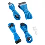 Conjunto de extensão de cabo CableMod PRO ModMesh 12VHPWR — azul-claro, extensões GPU 12+4 pinos de 3 peças