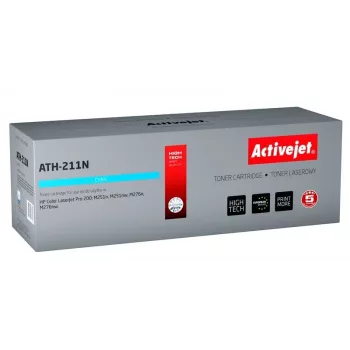 Cartucho de toner laser ActiveJet ATH-211N substituto do HP 131A CF211A / Canon CRG-731C, ciano, 1800 páginas, 1 unid.