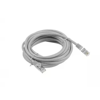 Cabo de rede Lanberg PCF6-10CC-0500-S RJ-45 Cat6 5 m cinzento