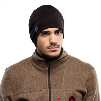 BUFF MERINO LEVE GORRO SOLID preto tamanho único gorro padrão