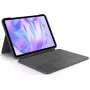 Teclado Logitech Combo Touch QWERTY dinamarquês finlandês norueguês sueco Smart Connector graphite